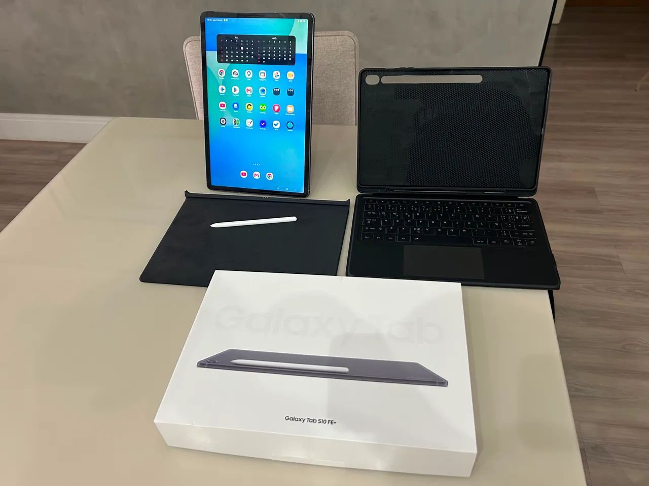 tablet samsung galaxy tab s10 fe+ 128gb kit original completo