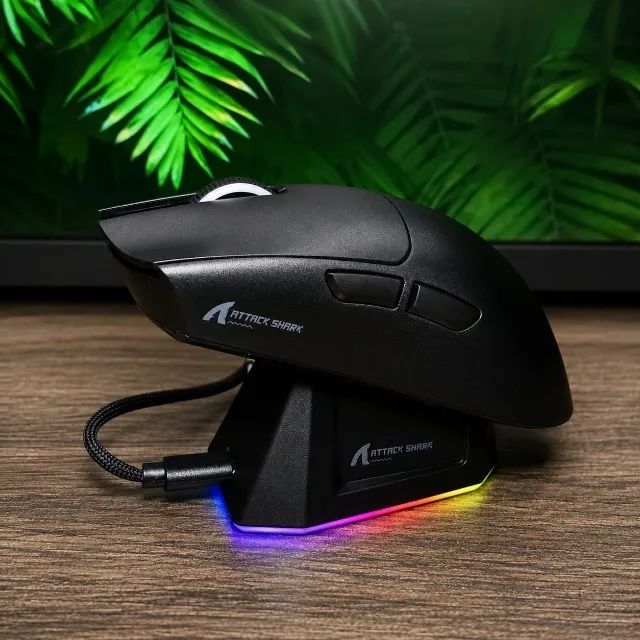 Mouse Gamer Attack Shark X11 RGB - Leve, Rápido e Preciso - Foto 2