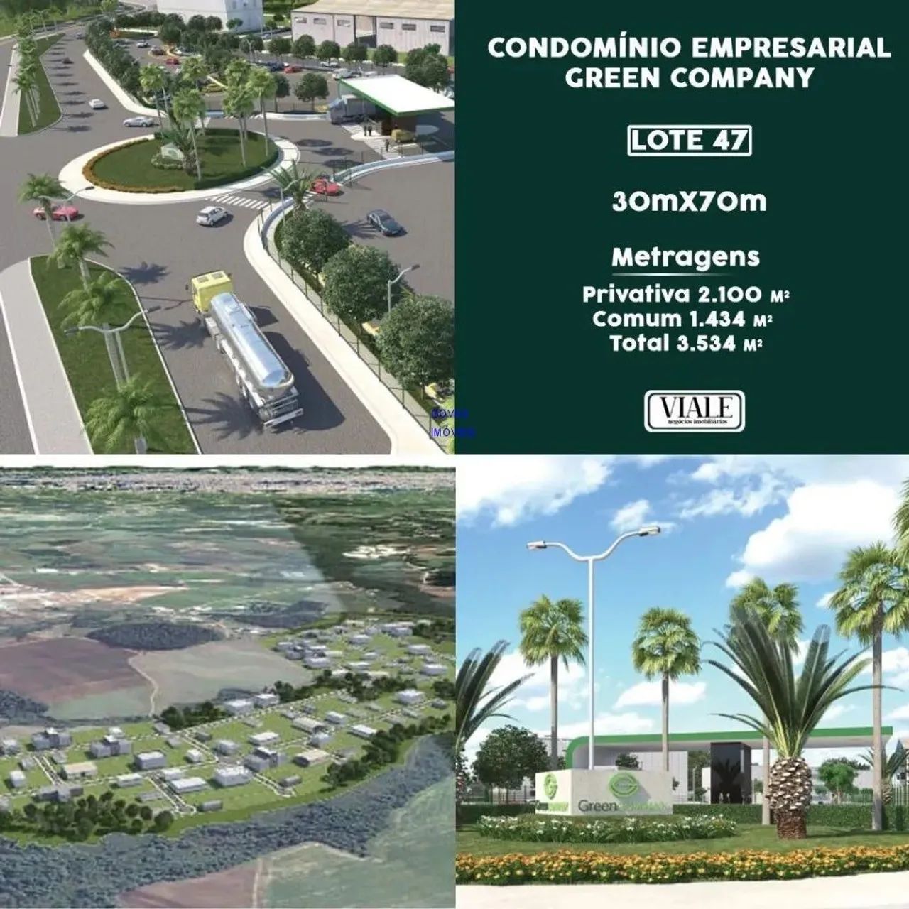 VENDE OU ALUGA BARRACÃO 950M² COM USINA SOLOR, EM TERRENO COM, 2.332M² Condomínio Industri - Foto 3