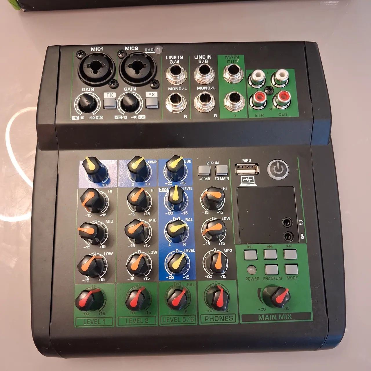 MESA DE SOM 4 CANAIS  BLUETOOTH  - Foto 3