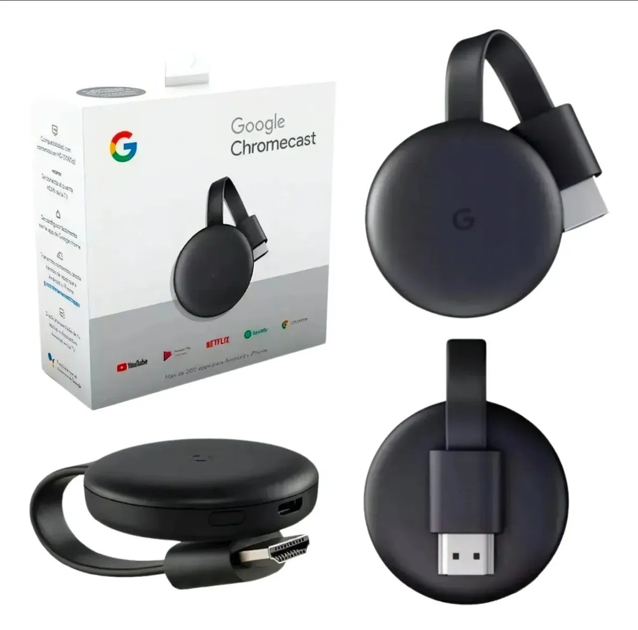 Google Chromecast 3 full HD 3ª geração. 