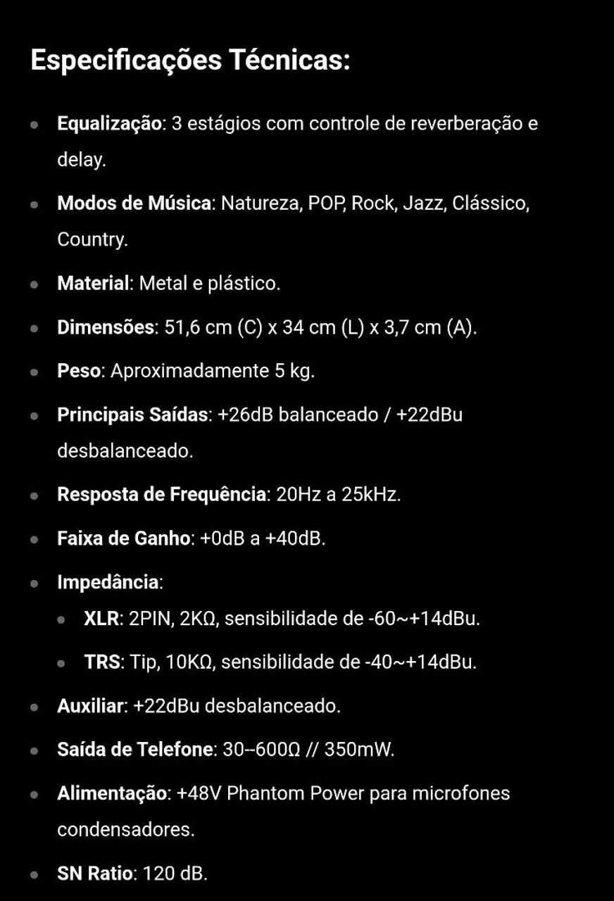 MESA 12 CANAIS ANALÓGICA - Foto 5