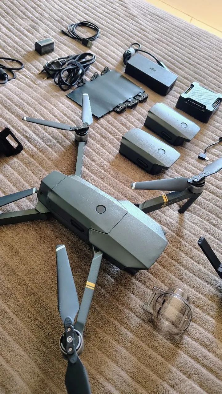 Drone DJI Mavic Pro com diversos acessórios  - Foto 5