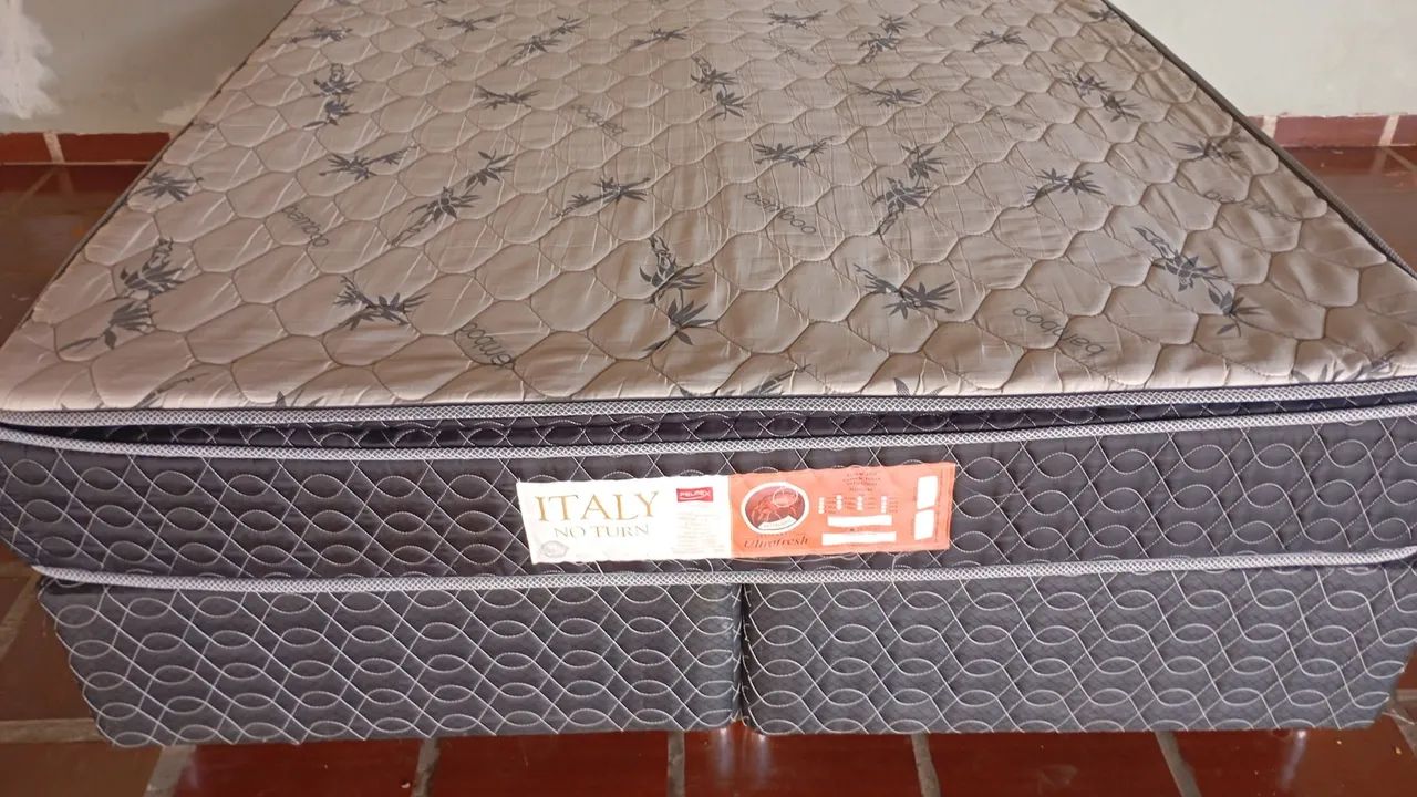 Cama box Queen completa frete grátis  - Foto 3