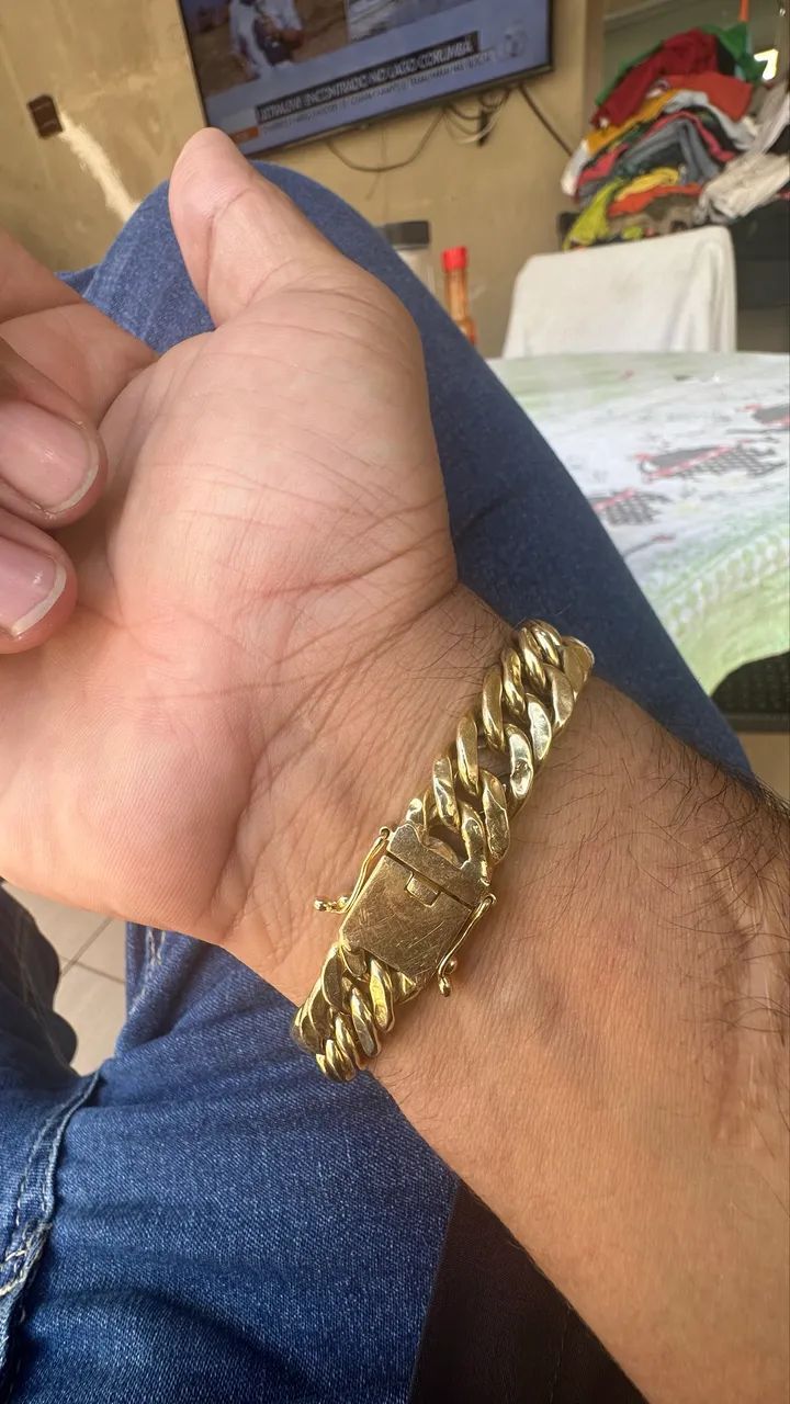 Pulseira ouro 18k 100% ouro ocada  - Foto 5
