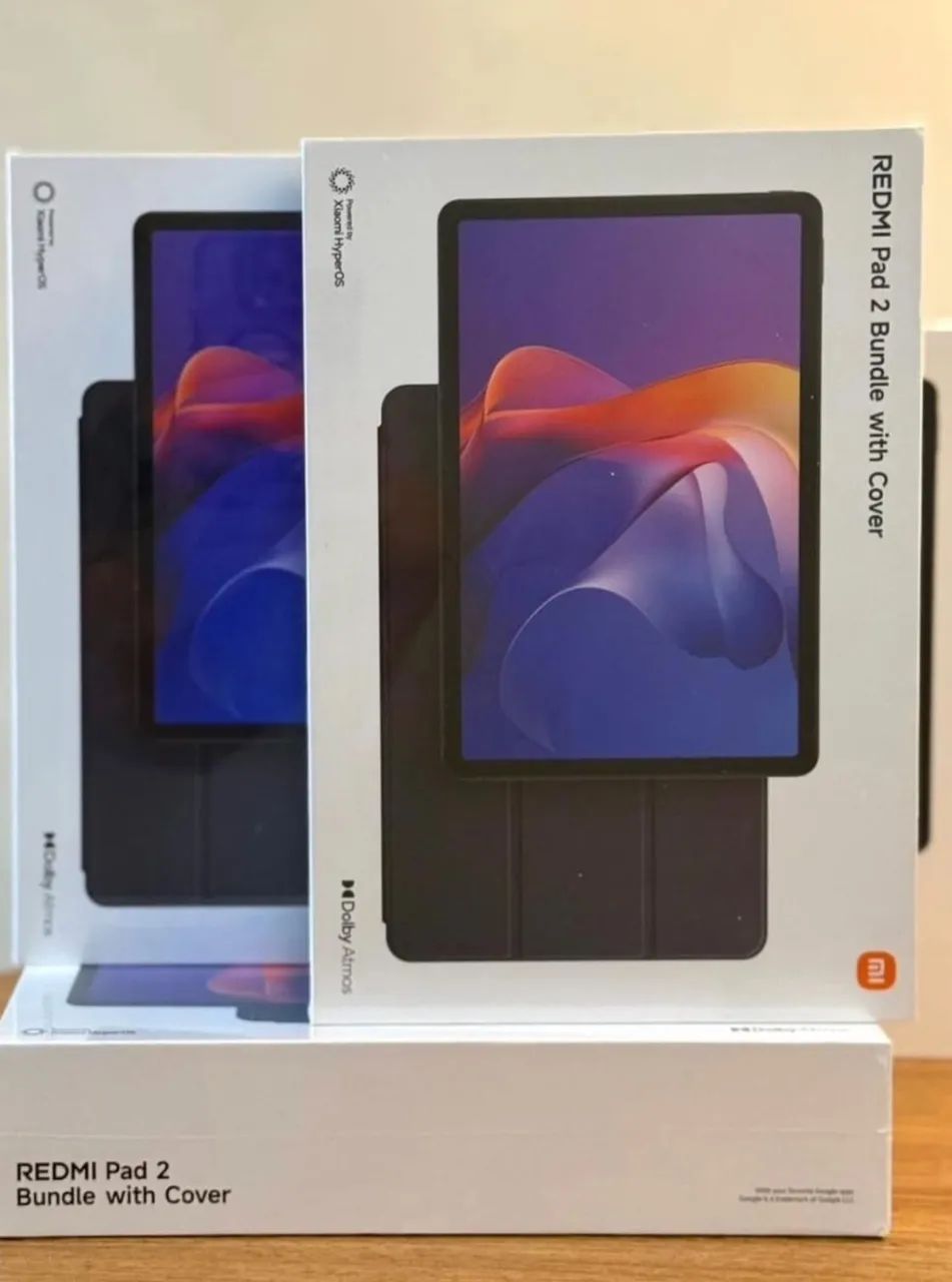 REDMI PAD 2 (WIFI) 128GB + 4RAM GRAFITE COM CAPA ABRE E FECHA