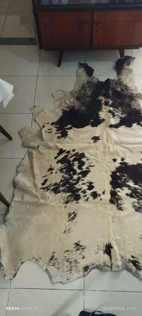 VENDO TAPETE DE COURO DE BOI - Foto 2