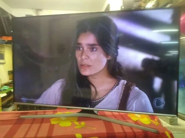 Smart TV Samsung de 48 polegadas (modelo UN48J6600AG) com defeito na tela  - Foto 4