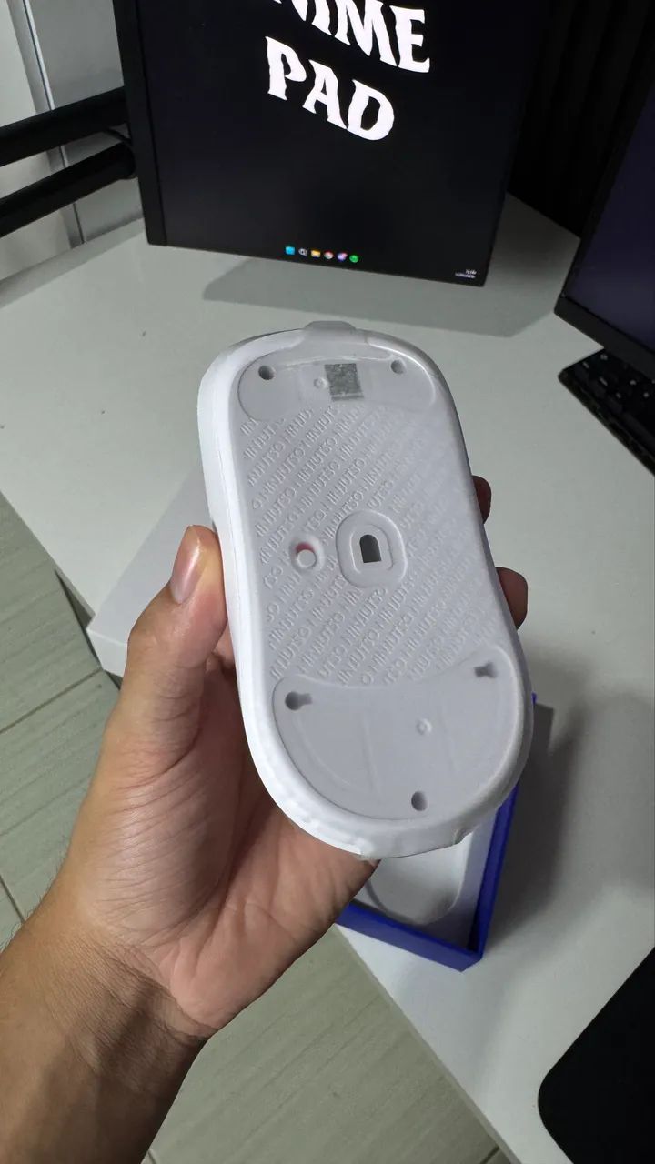 Mouse Ninjutso Ten Air Branco (LACRADO) - Periféricos e Acessórios