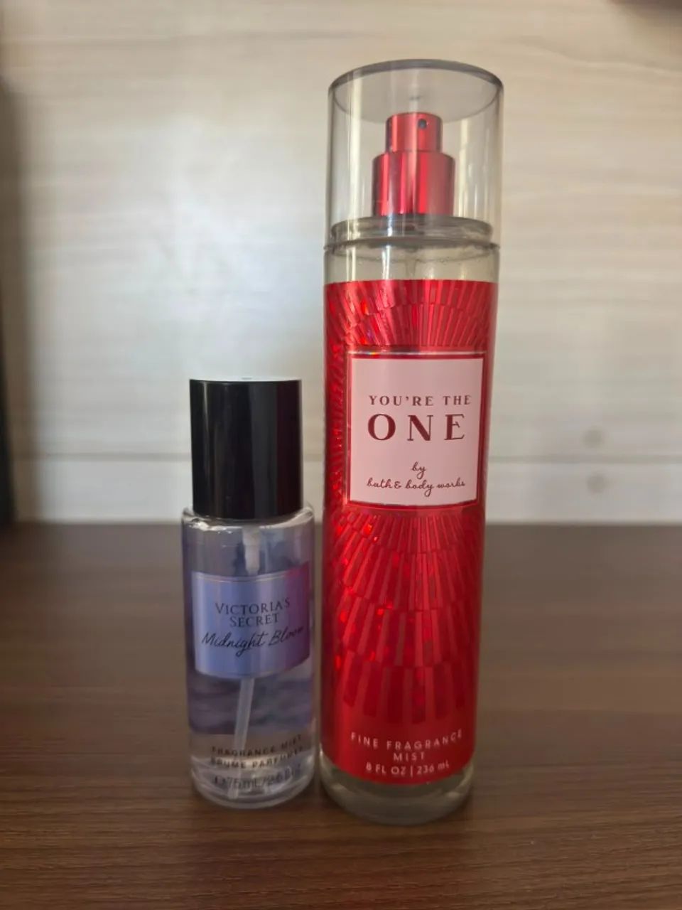Combo 2 Body Splashes Originais: BBW You're The One (236ml) + VS Midnight Bloom (75ml)