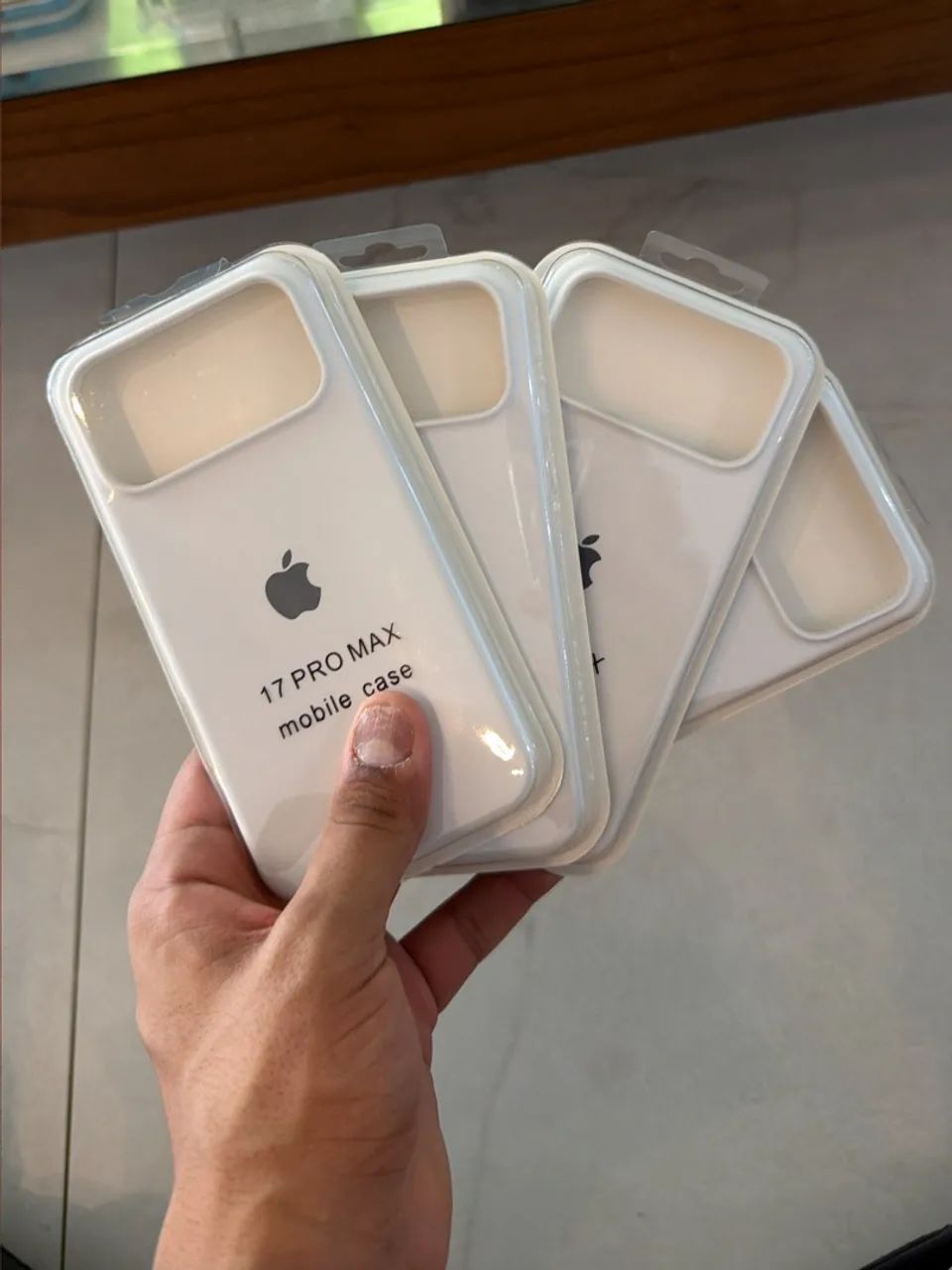 Capinha de silicone 17 pro Max e 18 pro Max 