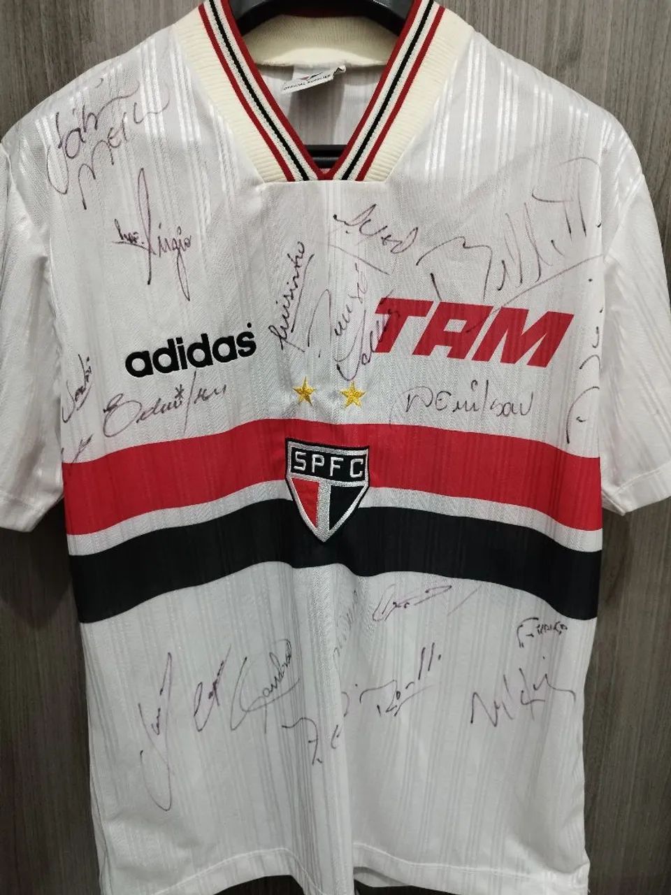 Camisa São Paulo Futebol clube autografada