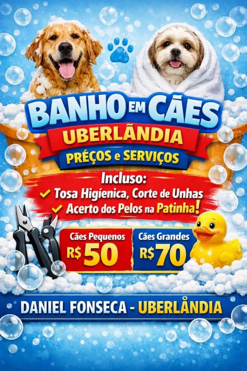 BANHO em cães 