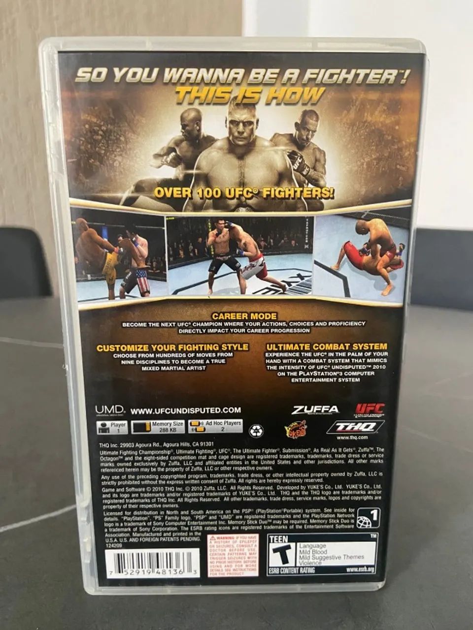 Game UFC Undisputed 2010 para PSP - Foto 2