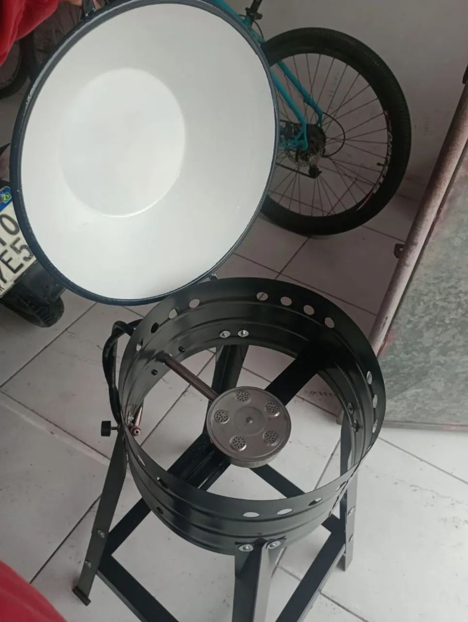 Fogão e tacho acarajé salgados  - Foto 2