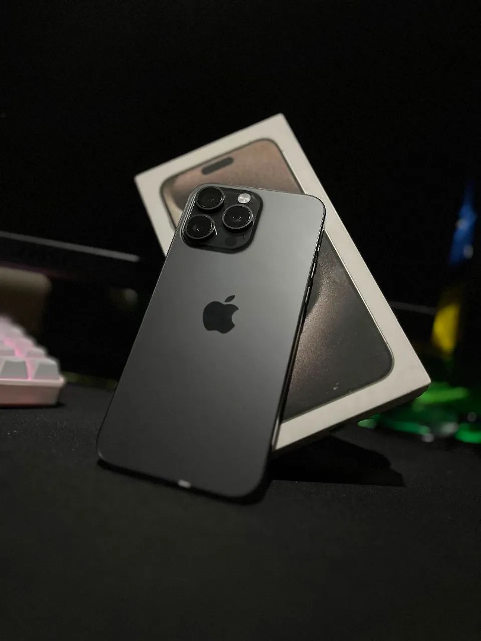 Iphone 15 Pro Max 256gb  Preto - Excelente - Foto 2