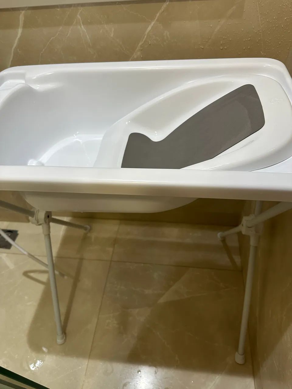 Banheira Galzerano Acqua Trio com Suporte e Redutor - Branca - Foto 3