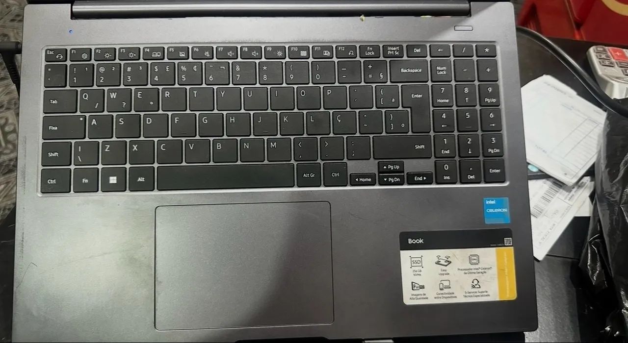 Notebook Samsung Book Intel Celeron Cinza 4gb 256gb Ssd - Foto 5