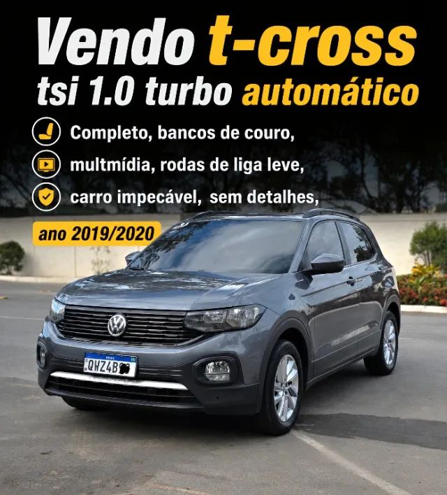 Volkswagen T-Cross T-Cross 200 TSI 1.0 Flex 12V 5p Aut. 2020