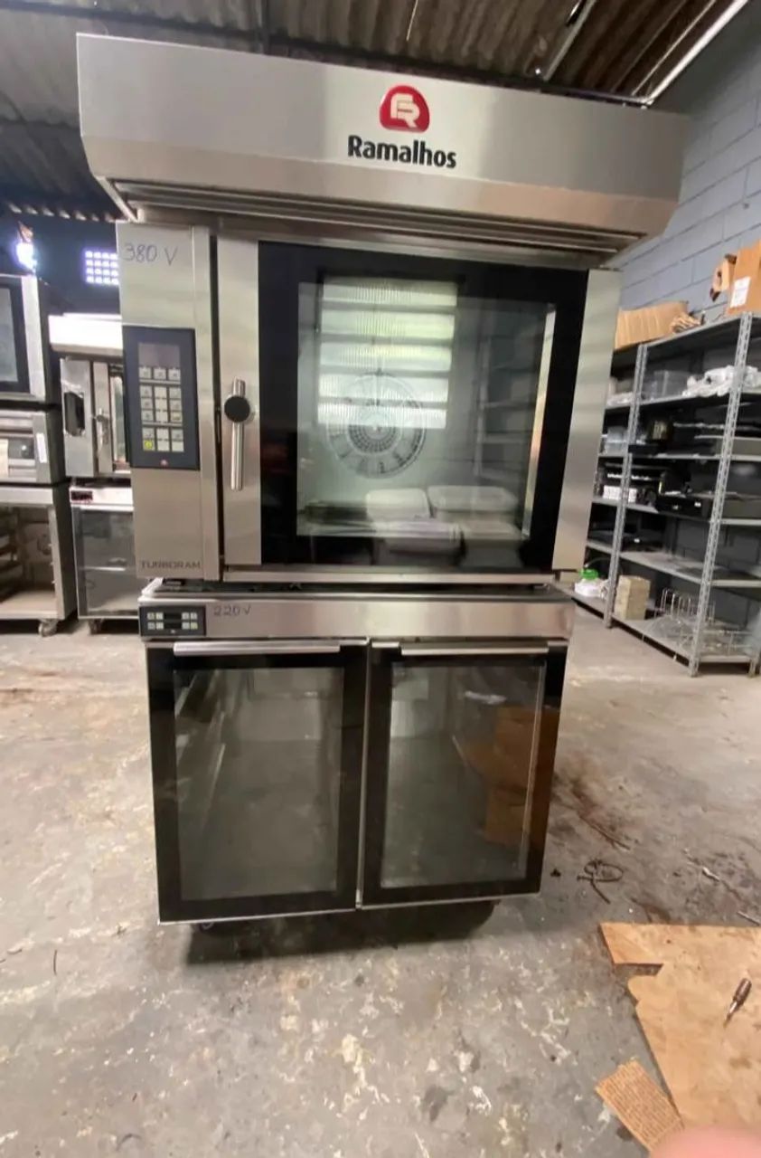Forno turbo ramalhos com fermentadora 