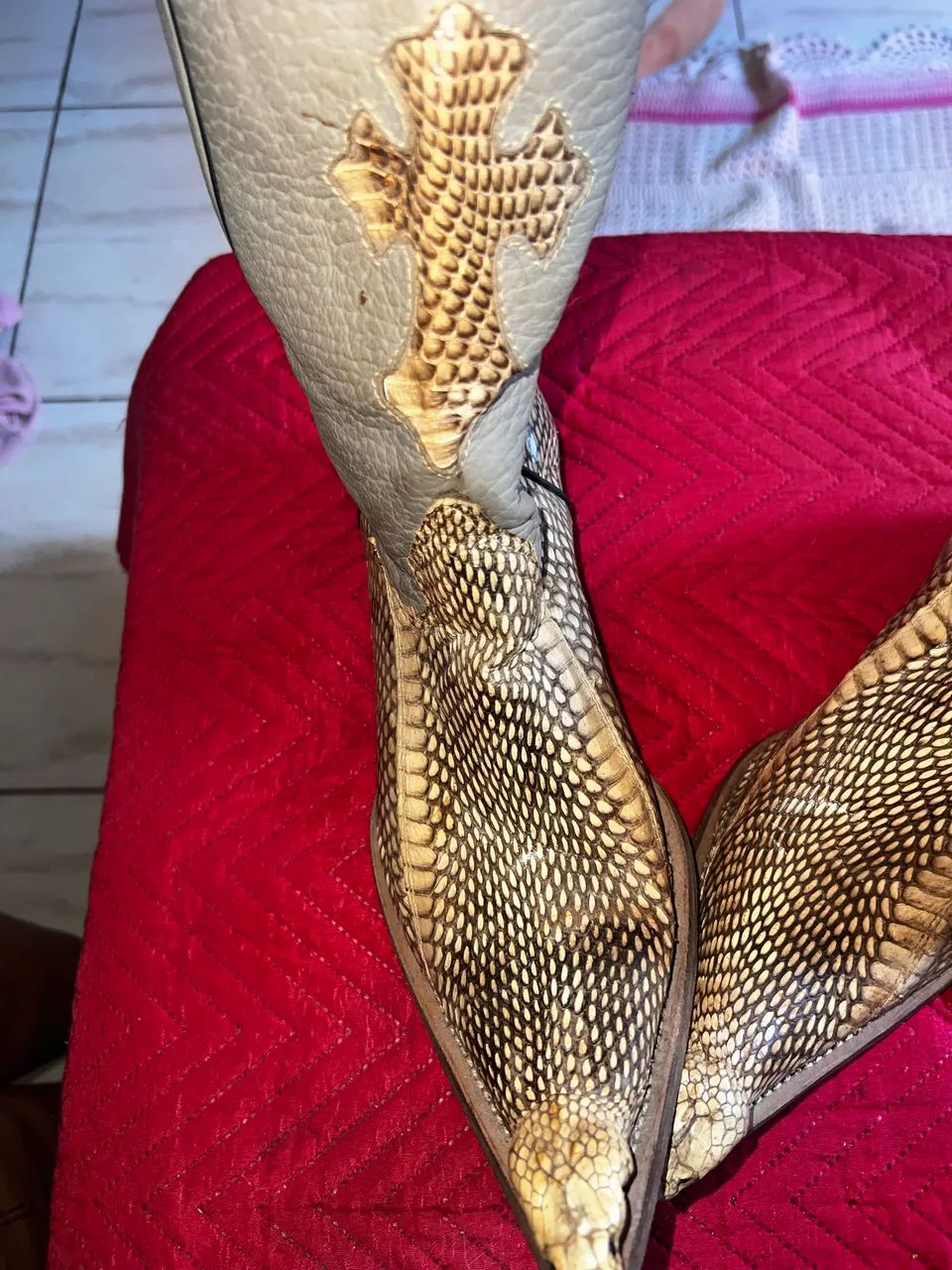 Bota masculina OM couro   - Foto 4