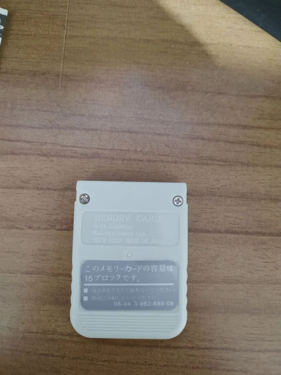 Memory Card Playstation 1 Original com caixa e Manual - Foto 4