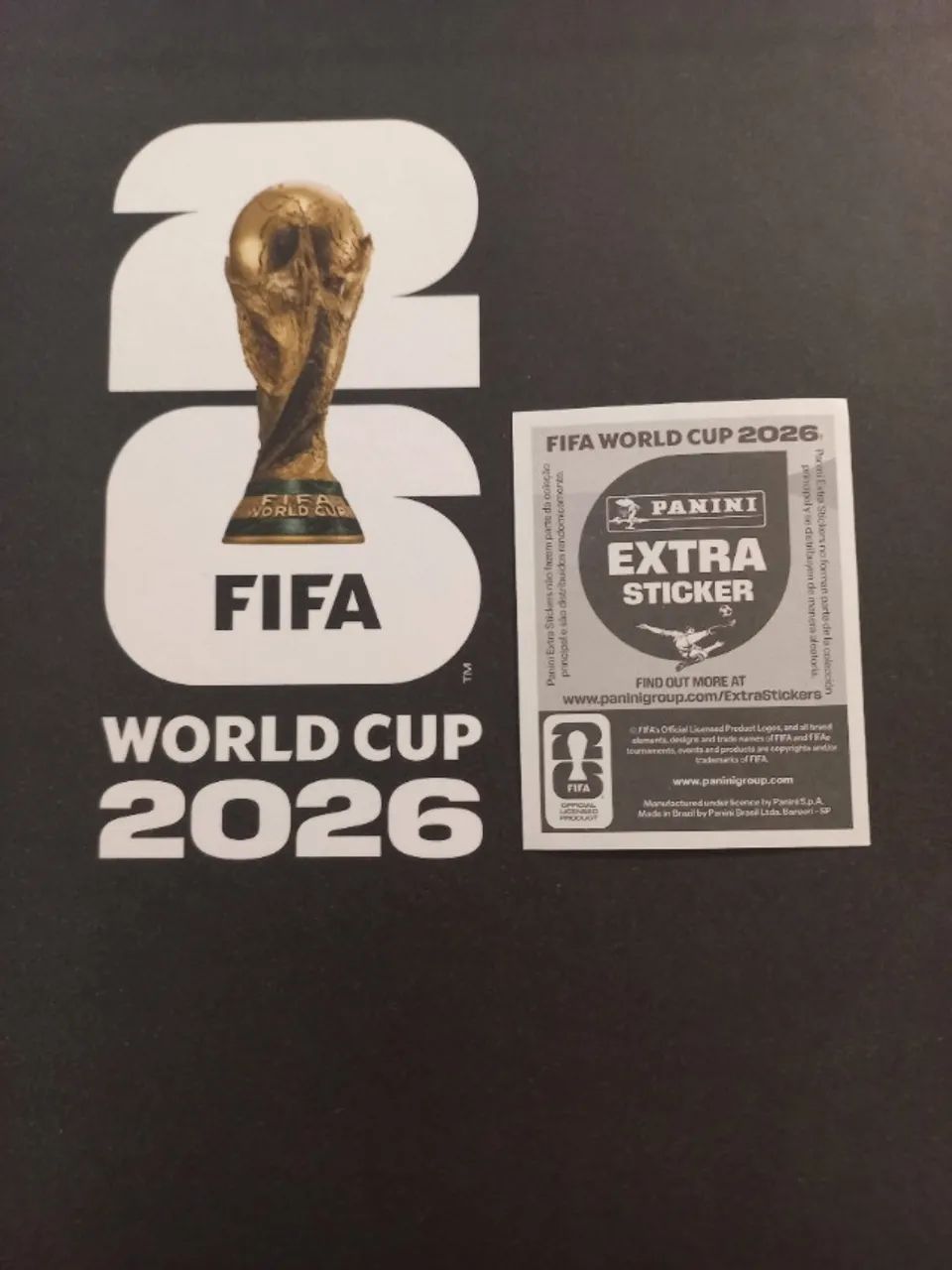 Figurinha extra prata/silver Cristiano Ronaldo copa do mundo 2026 - Foto 2