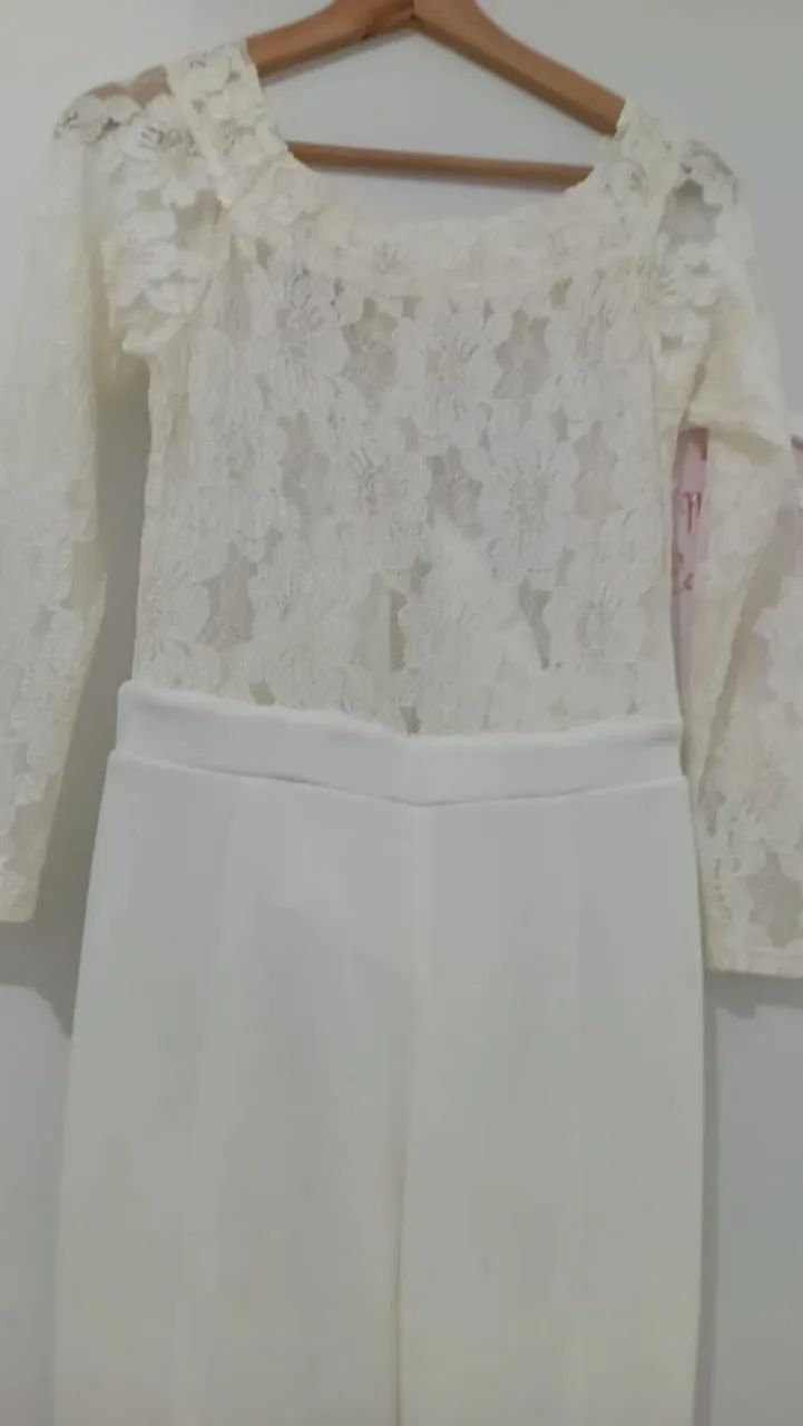 Macacão off-white branco marca Kronne  - Foto 3