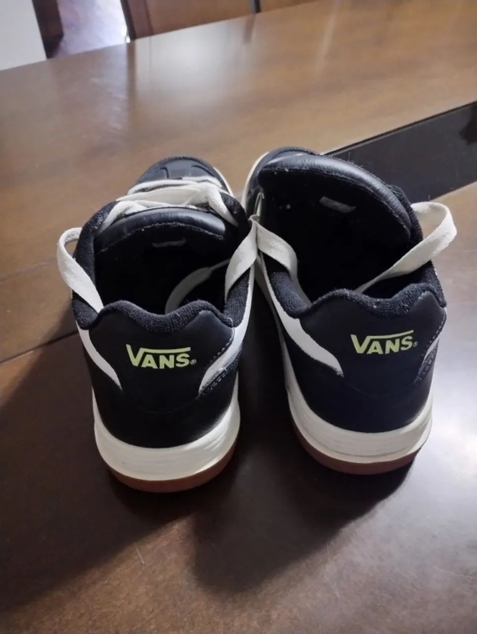 Tenis Vans de couro, Upland Black Line - Foto 2