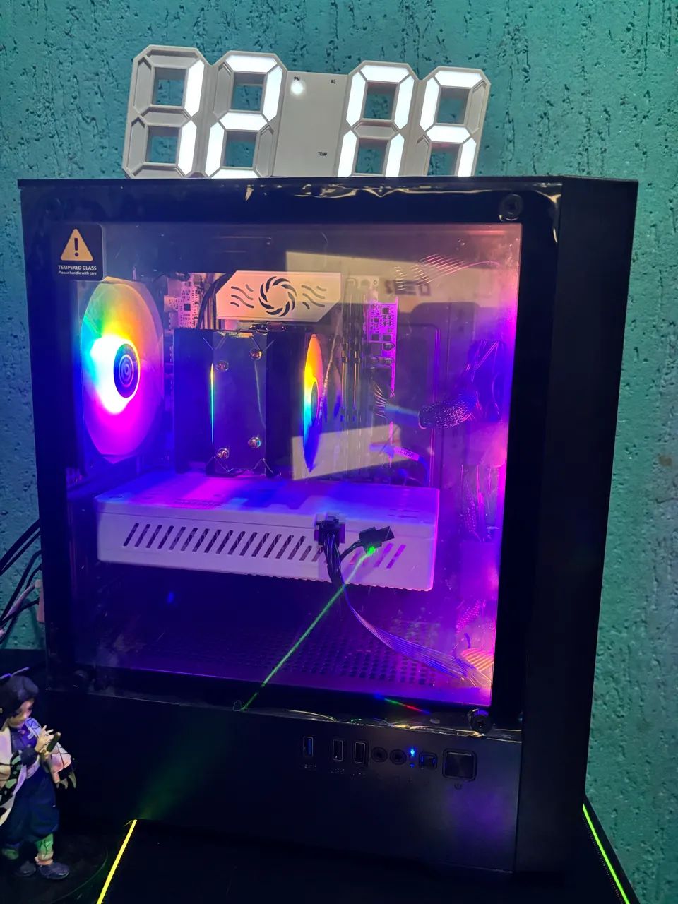 PC Gamer RX 580 8GB + Xeon 2680v4 16GB RAM  Roda Tudo - Foto 2