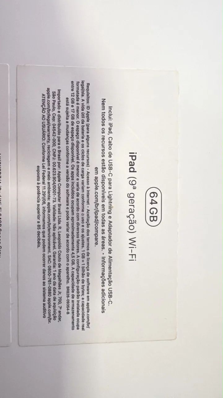 iPad 9ª Geração 64GB Wi-Fi - Excelente estado - Foto 4