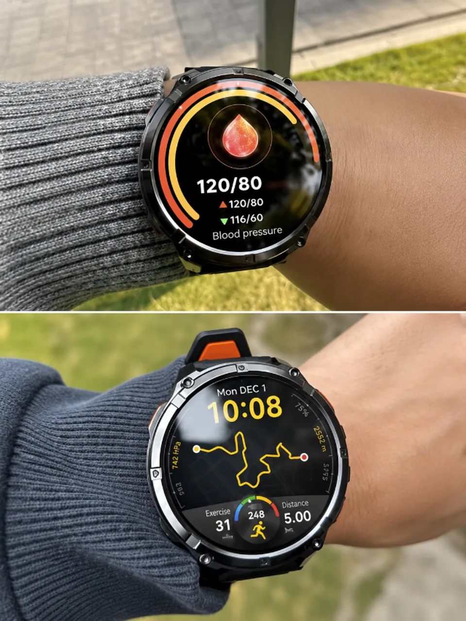 Smartwatch Militar Amoled 1.7 Bluetooth  - Foto 3