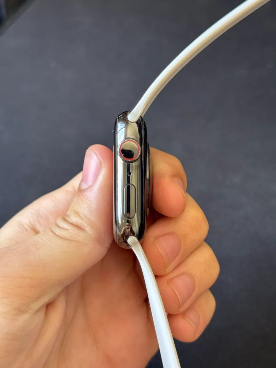 Apple Watch Series 7 - Aço inox - 45mm - Foto 2