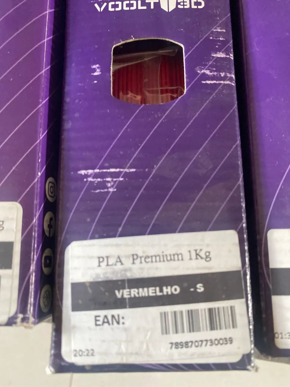 5 filamentos 3d pelo preço de 4  - Foto 3