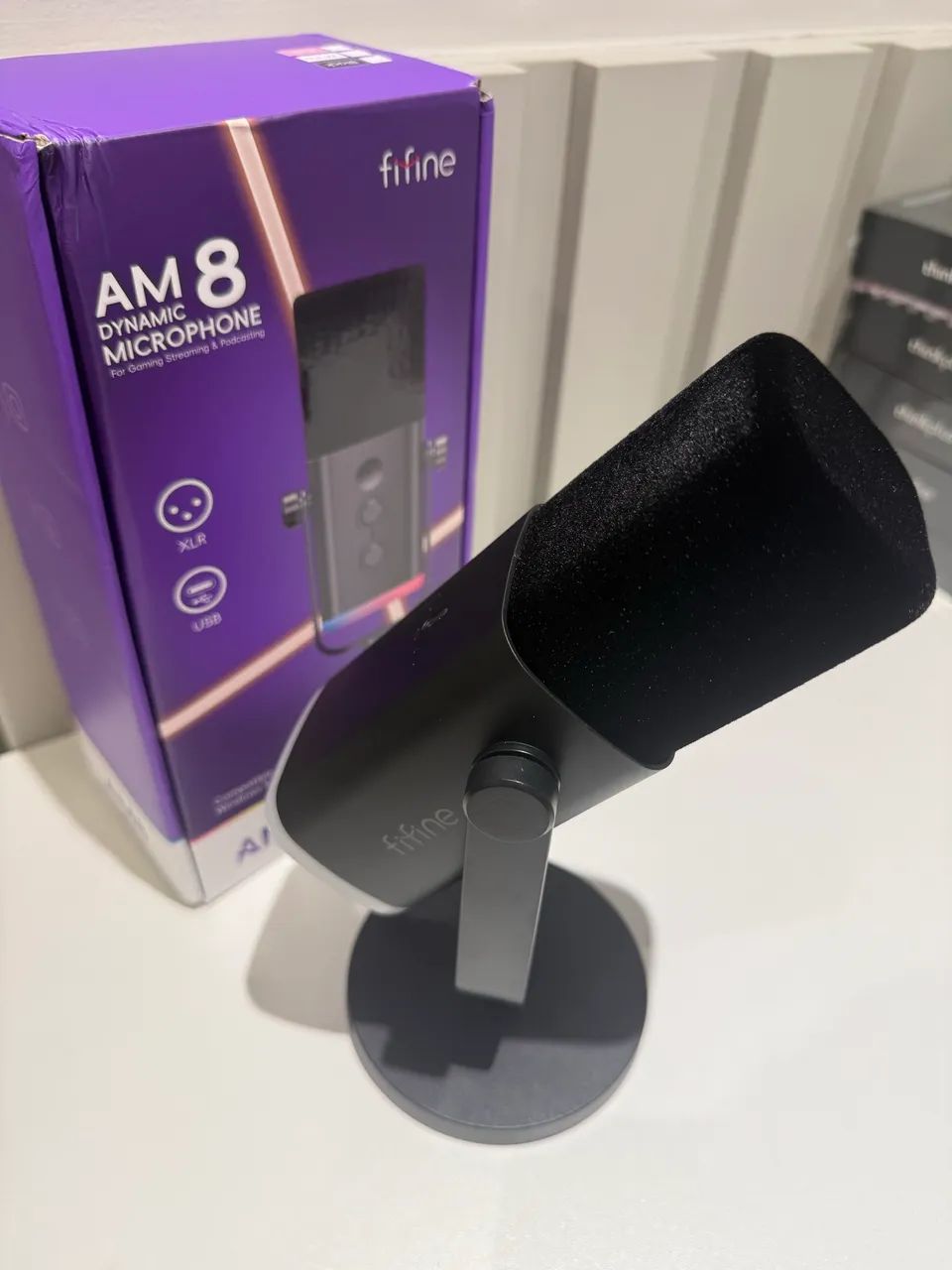 Microfone Fifine AM8 | Alta Qualidade para PC, Streaming e Podcast - Foto 4