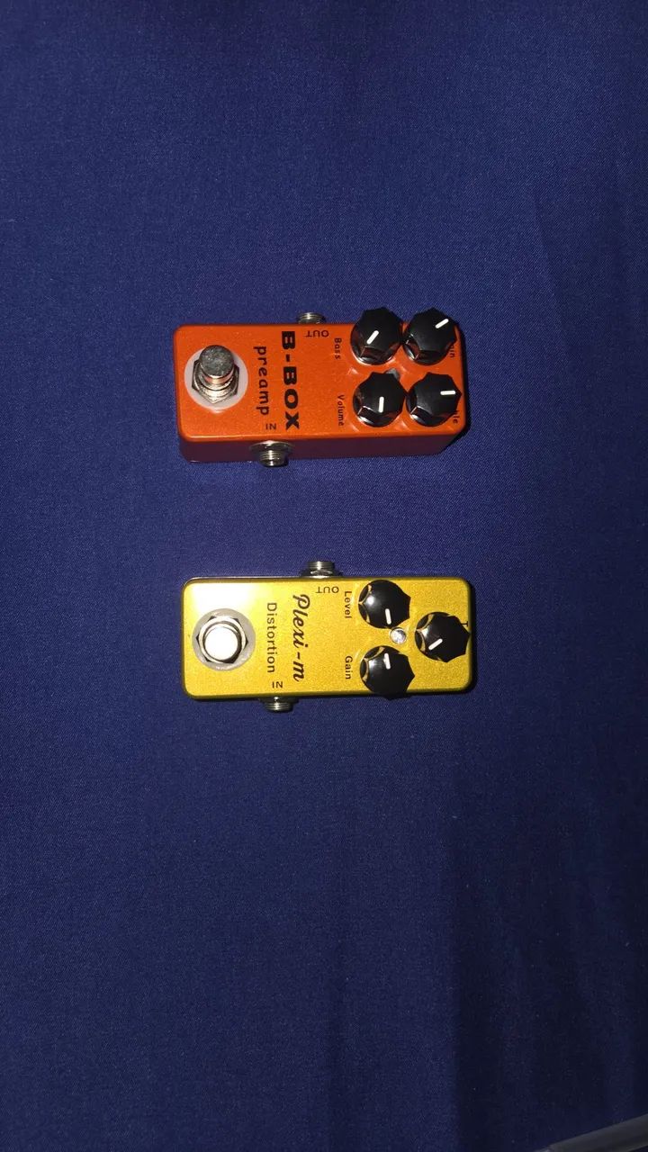 Pedais Analógicos Mosky (Plexi-M e BB-Box)