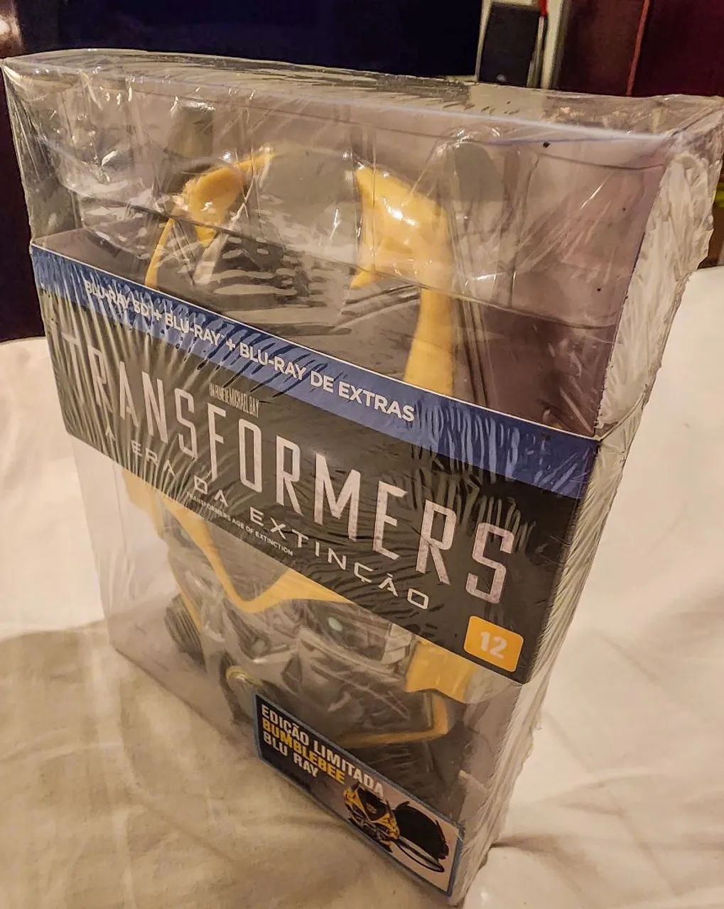 Gift Set Blu-ray 3d 3 discos Transformers A Era da Extinção edição Bumblebee - Foto 2