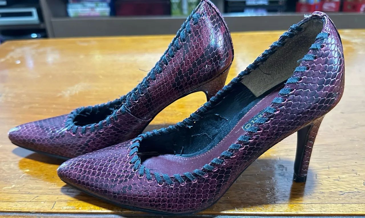 Scarpin Corello Vinho 33 - Foto 2