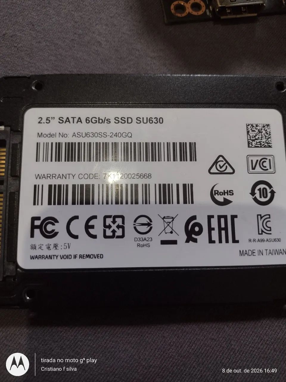 RX550 4GB+SSD 240GB+RAM DDR3 4GB CADA - Foto 3