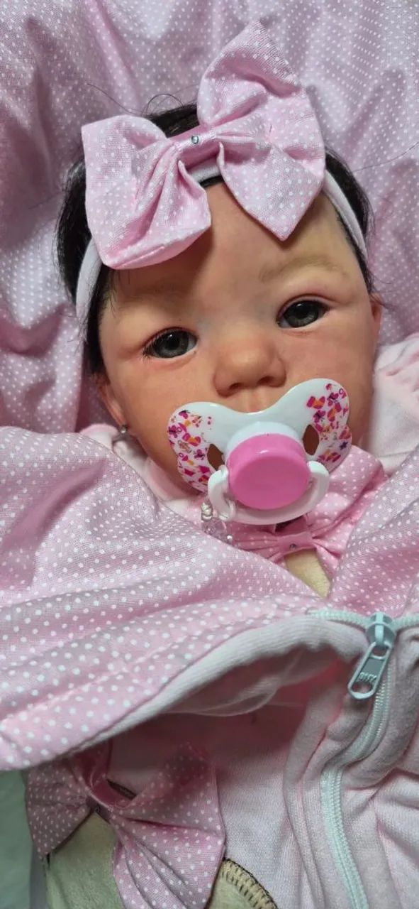 Bebê Reborn kit Abigail Smile - Foto 3