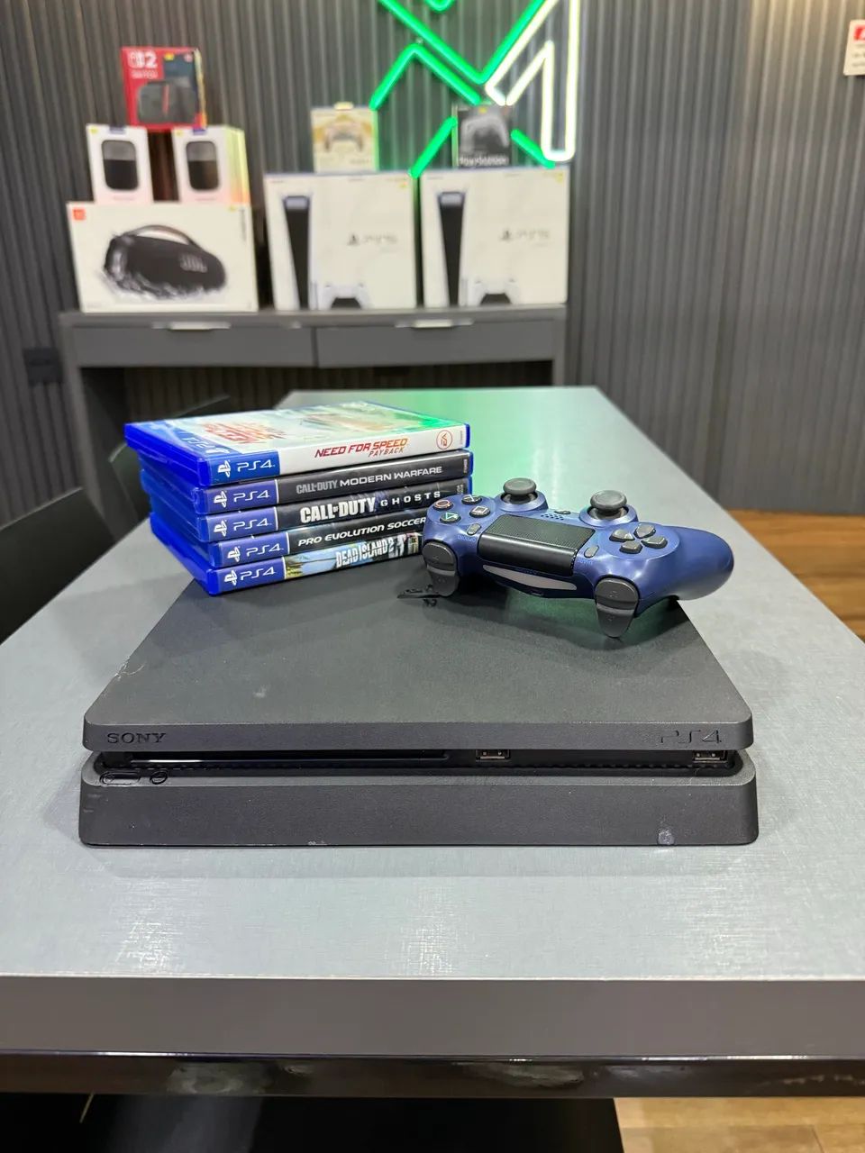 PlayStation 4 slim com jogo e garantia - preço baixo  - Foto 2