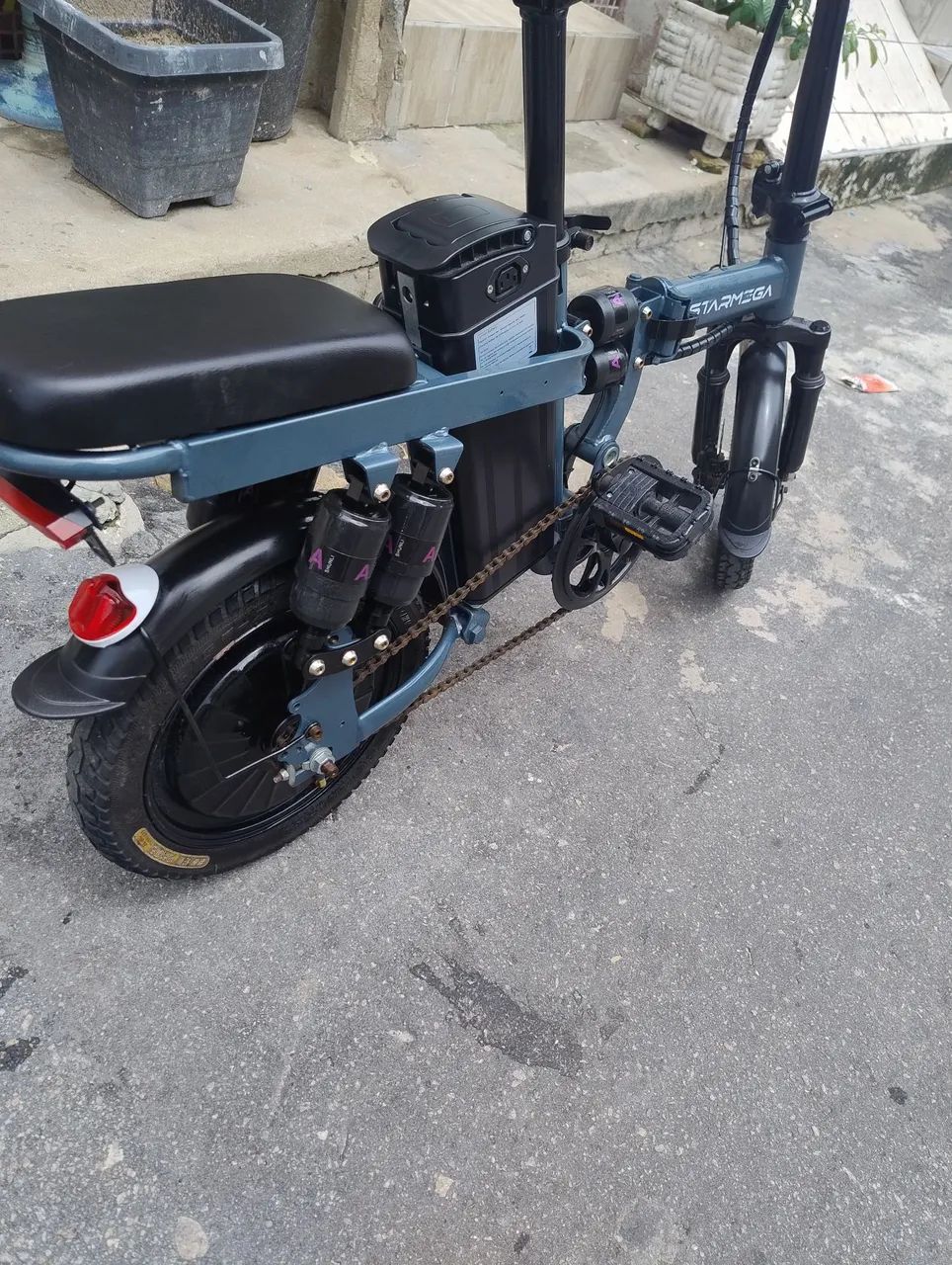 Bicicleta/moto elétrica starmega - Foto 2