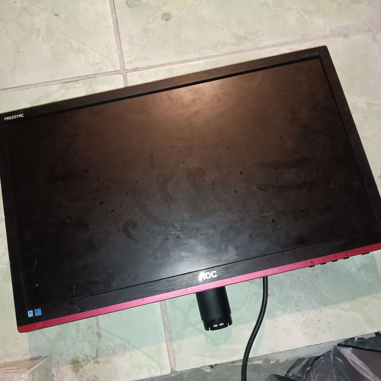 Monitor gamer  lead AOC LCD 21(tela quebrada) - Foto 2