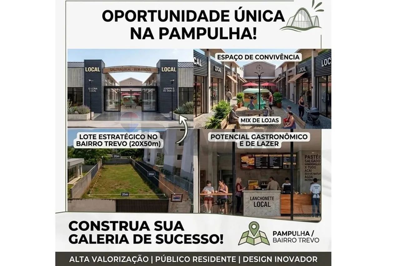 Lote de 1000 m2 - Trevo/Pampulha - Foto 2