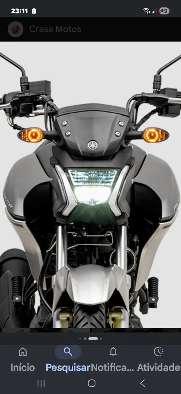 CARENAGEM SUPERIOR FAROL FACTOR 150  - Foto 6