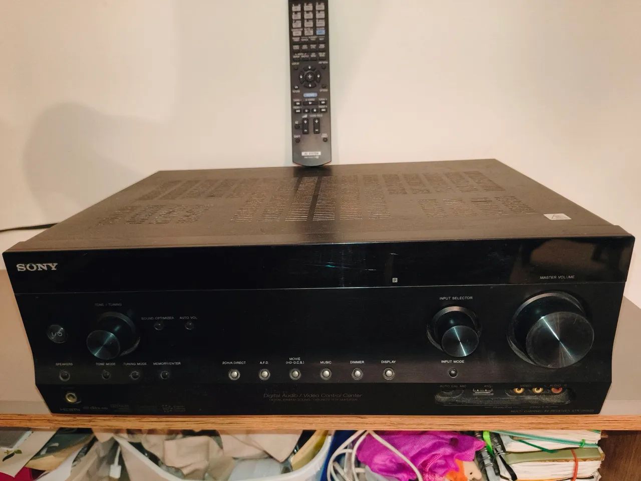 Receiver Sony caixas Yamaha