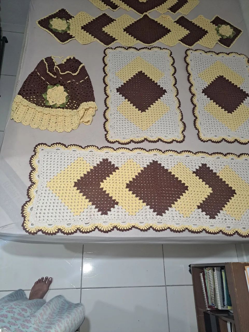 Conjunto de Casa em Croché de Alta qualidade  - Foto 3