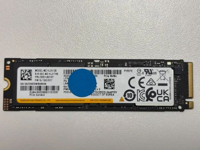 SSD SAMSUNG 512GB