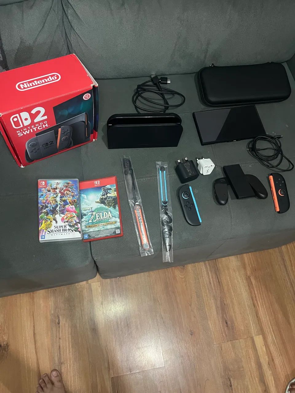 Nintendo switch 2 ,+ 2 jogos 