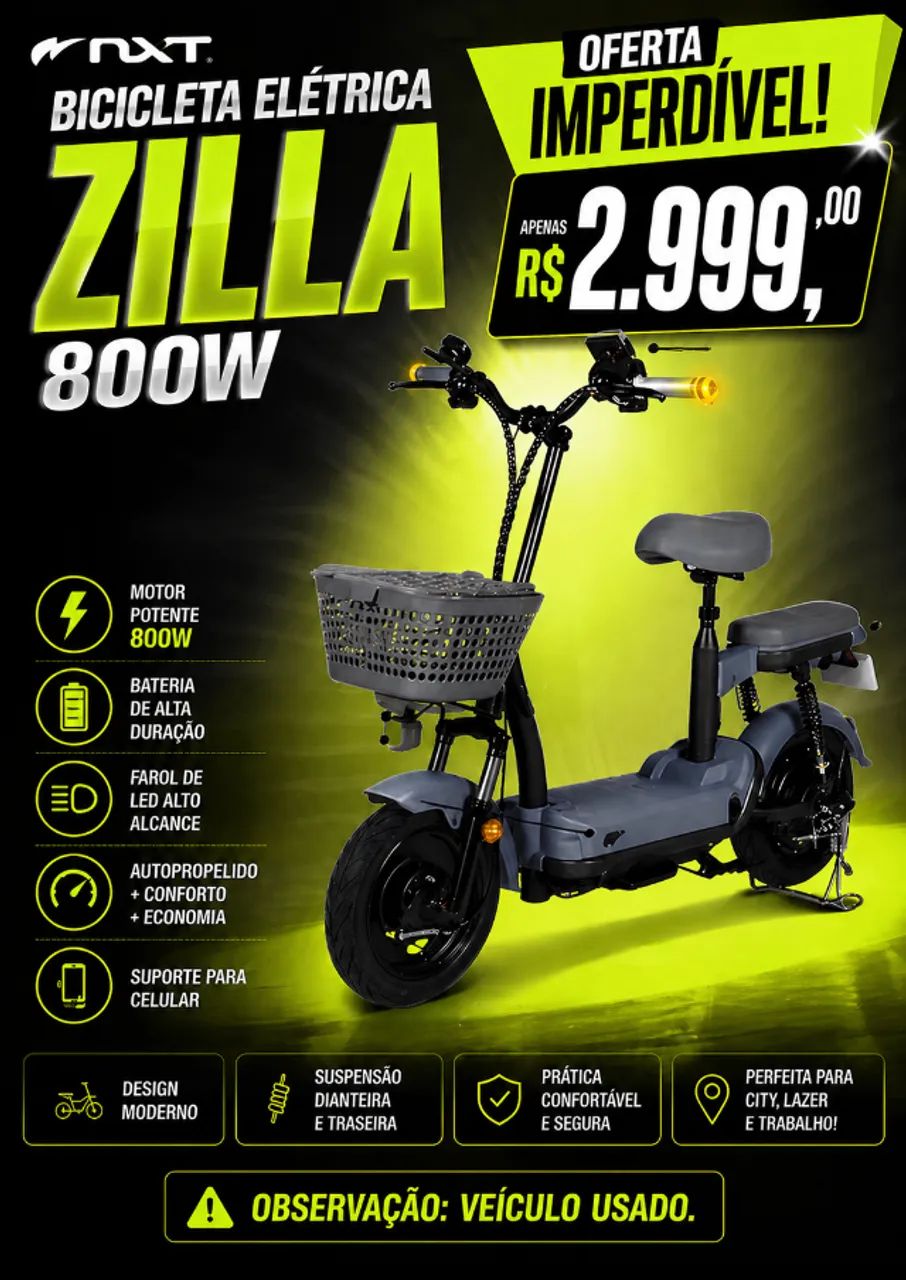 Bicicleta elétrica 